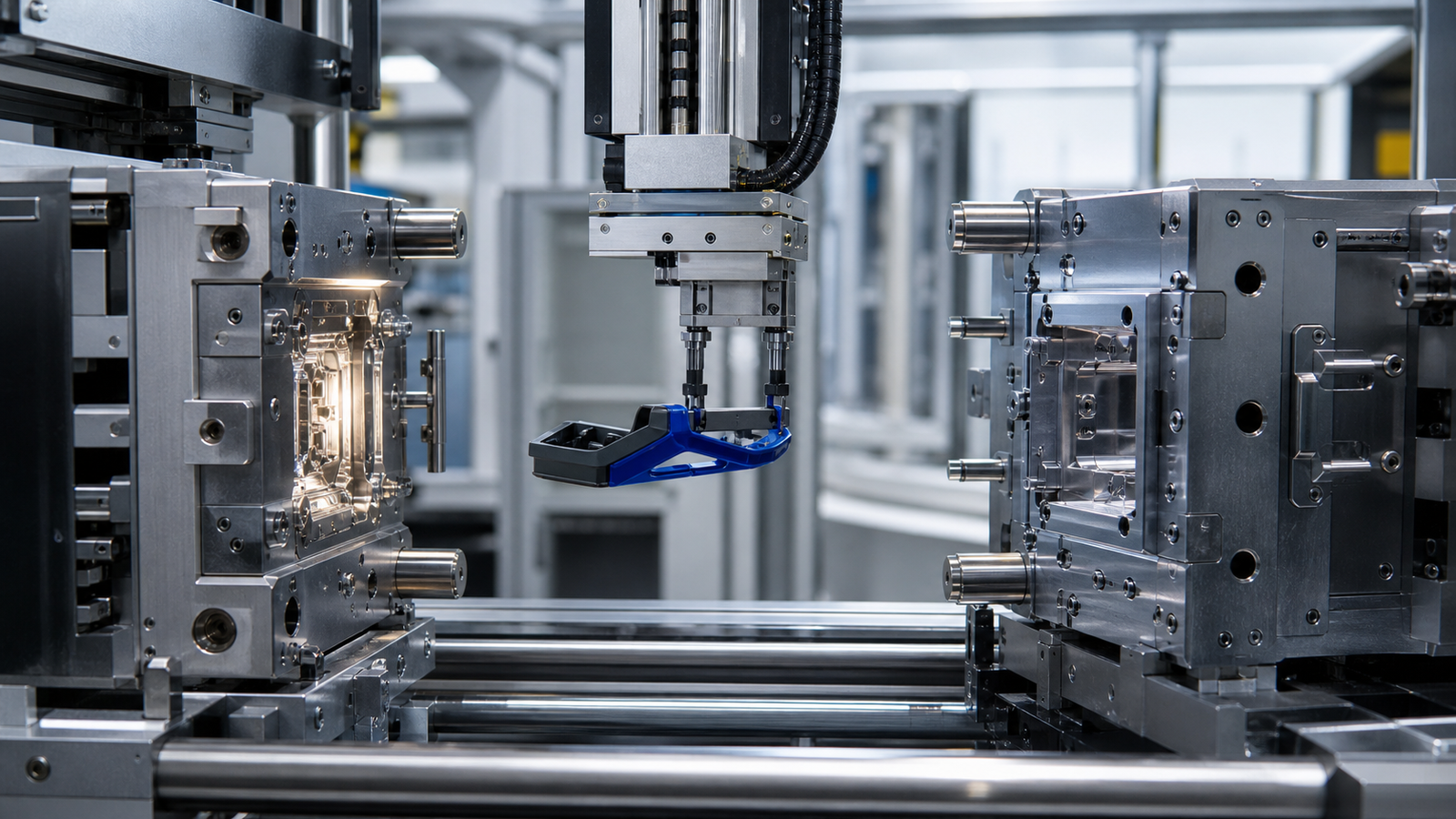 Transfer system two-shot molding
